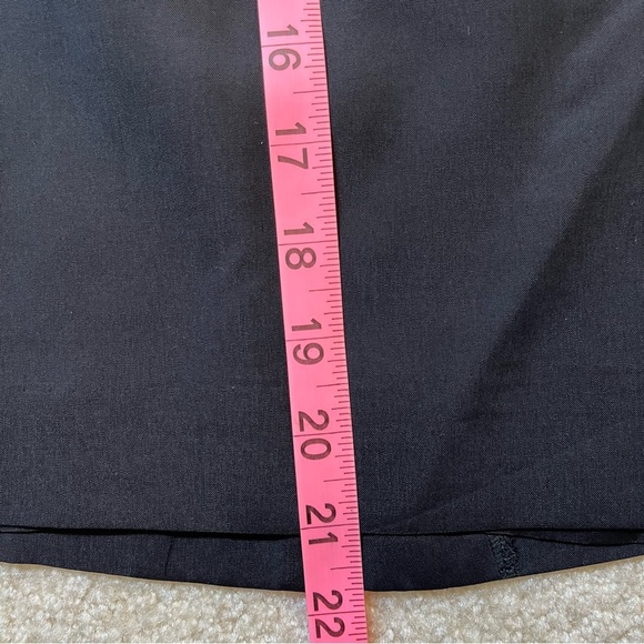 Wheaton & Katz Ltd Skirt Womens 12 Black Pencil Silk Lined Office Career - FLAW - Picture 7 of 10